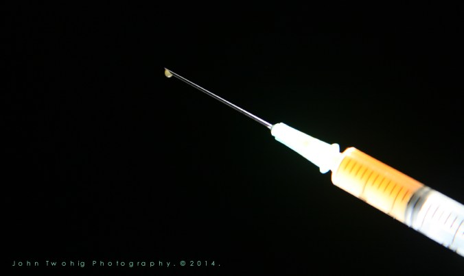 heroin syringe